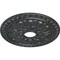Ekena Millwork Warsaw Ceiling Medallion (Fits Canopies up to 3 1/2"), 18"OD x 3 1/2"ID x 1 3/8"P, Pewter CM18WAPES - alternate 4